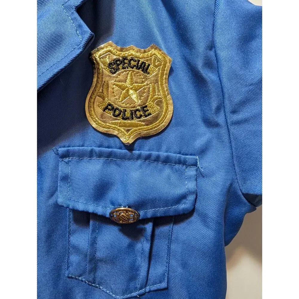 Kids Police Officer Cop Halloween Costume Dress Girls L (8-10) Cosplay